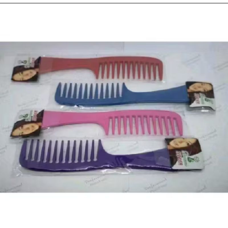 Sisir Jarang / Sisir Gajah / Sisir Besar / Sisir Rambut Gerigi Jarang / Sisir Jumbo / Sisir Warna