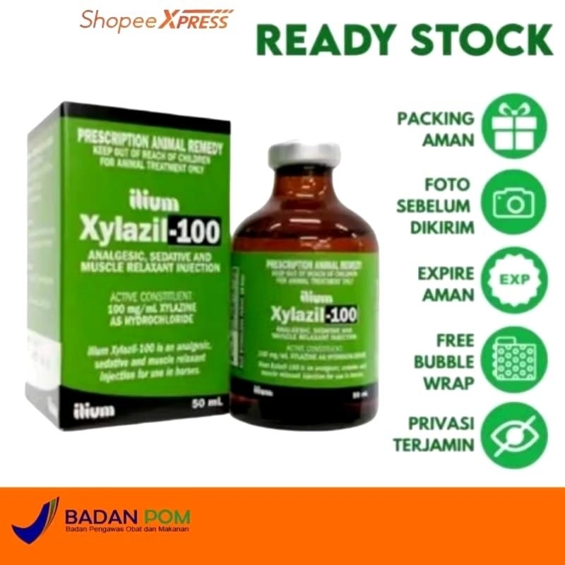 XYLAZIL-100 ILIUM ORIGINAL UNTUK HEWAN TERNAK ASLI