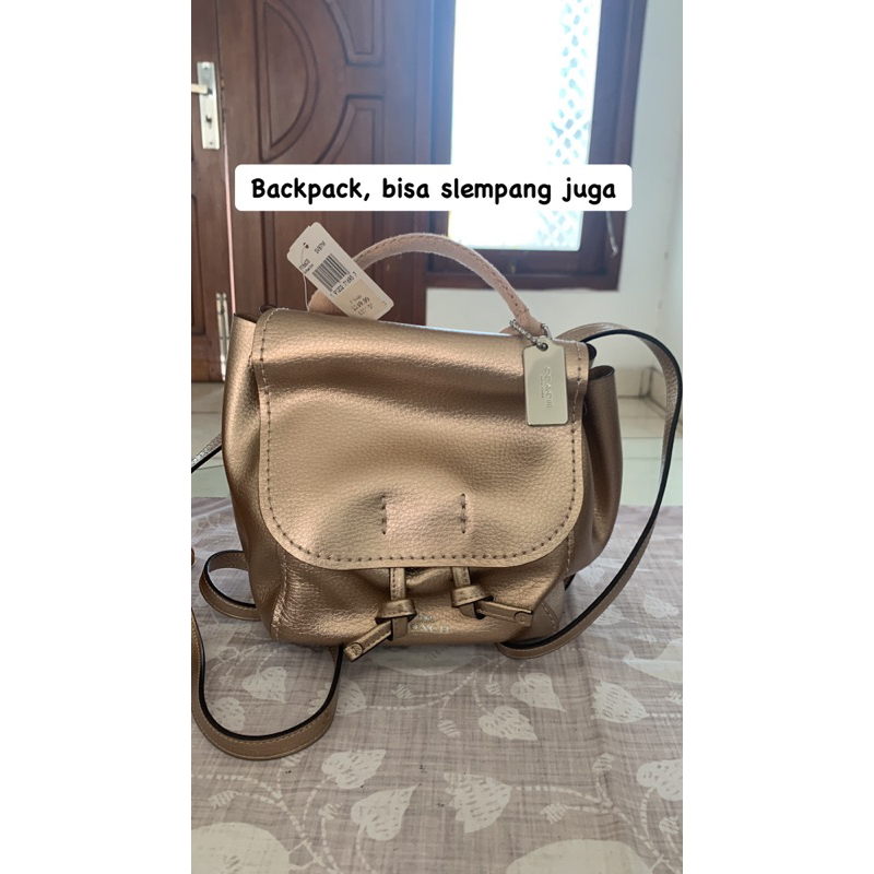 Tas ransel coach kecil- Coach backpack small