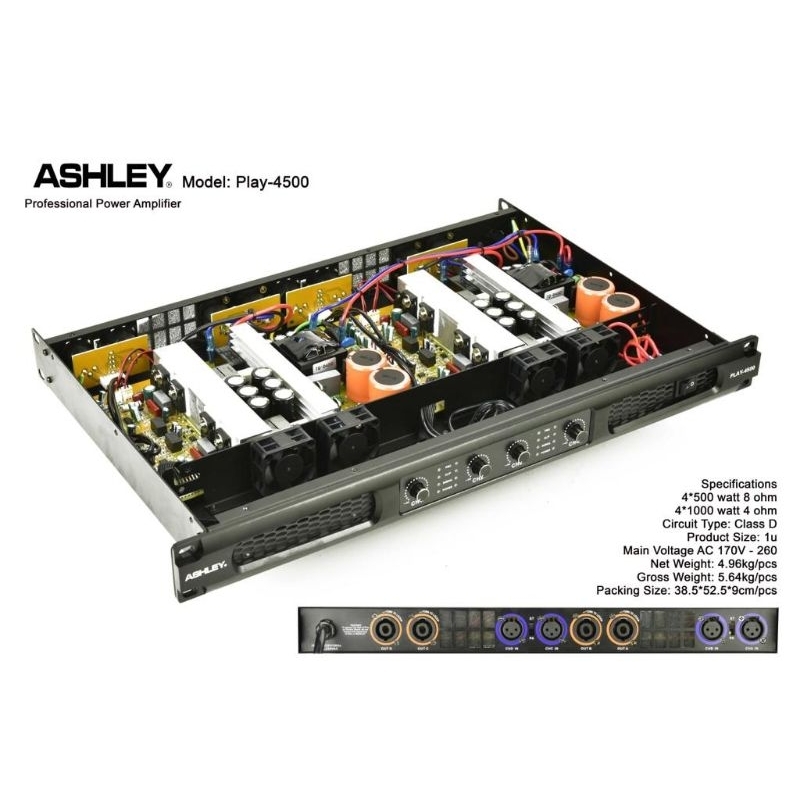 ashley power 4ch PLAY 4500