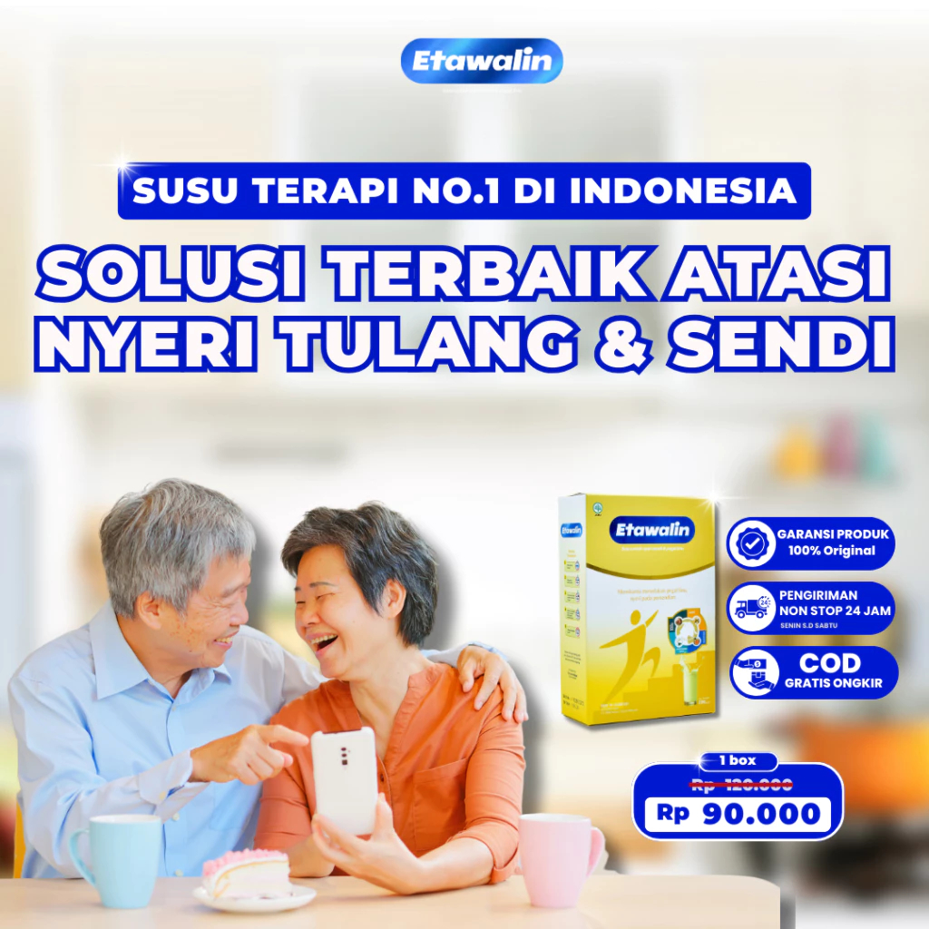 

Etawalin - Susu Kesehatan No.1 di Indonesia Mengatasi Masalah Tulang Nyeri Sendi dan Asam Urat