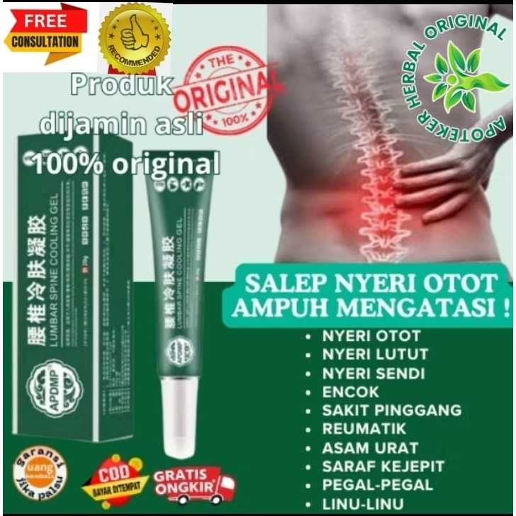 Salep Lumbar Original 100% Asli Obat Cream Sakit Pinggang dan Nyeri Otot Punggung / Salep Lumbar Per