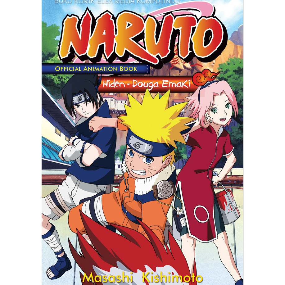 KODE W88A Naruto Official Animation Book Hiden  Douga Emaki