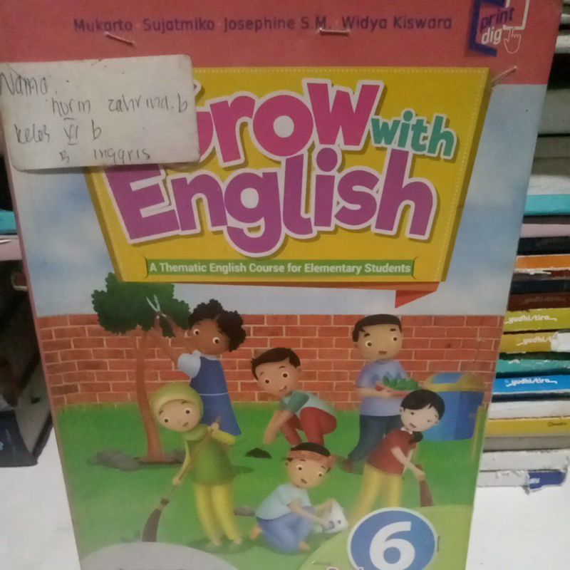 buku Grow with English kelas 6
