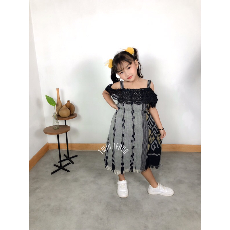 TWIN TENUN / dress anak, baju tenun anak, baju tenun, baju anak, dress anak, tenun