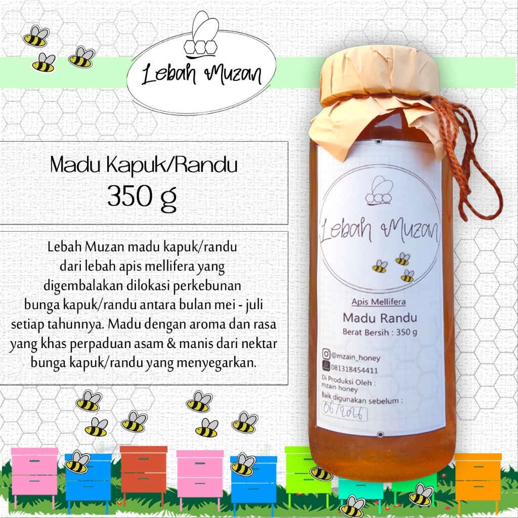 

Madu Kapuk Randu 350 gram | madu murni | madu