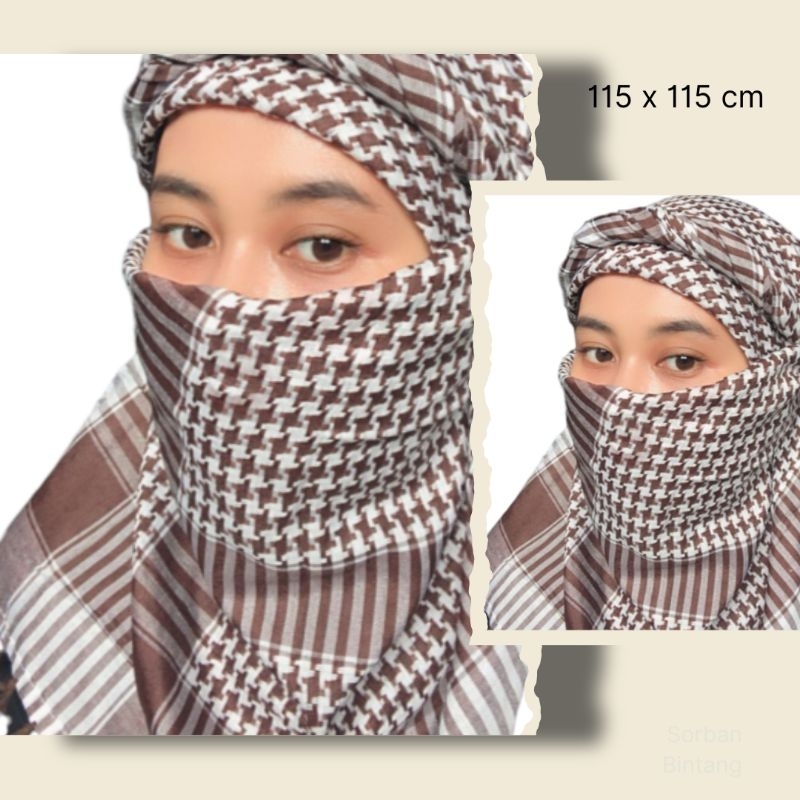 SORBAN ARAB PRIA  SORBAN WANITA  SORBAN BERKUALITAS