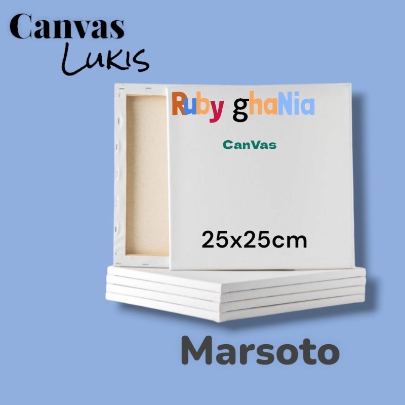 

KANVAS LUKIS 25x25CM/CANVAS LUKIS MARSOTO 25x25CM/KANVAS TEBAL