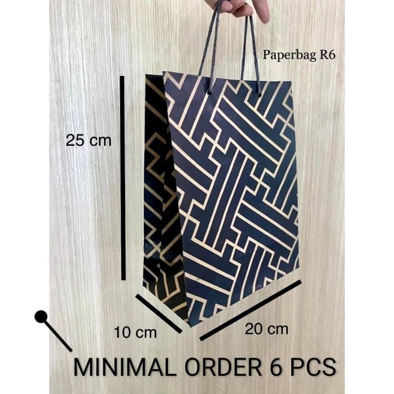 

paper bag kertas uk P.20cm x L.10cm x T.25cm