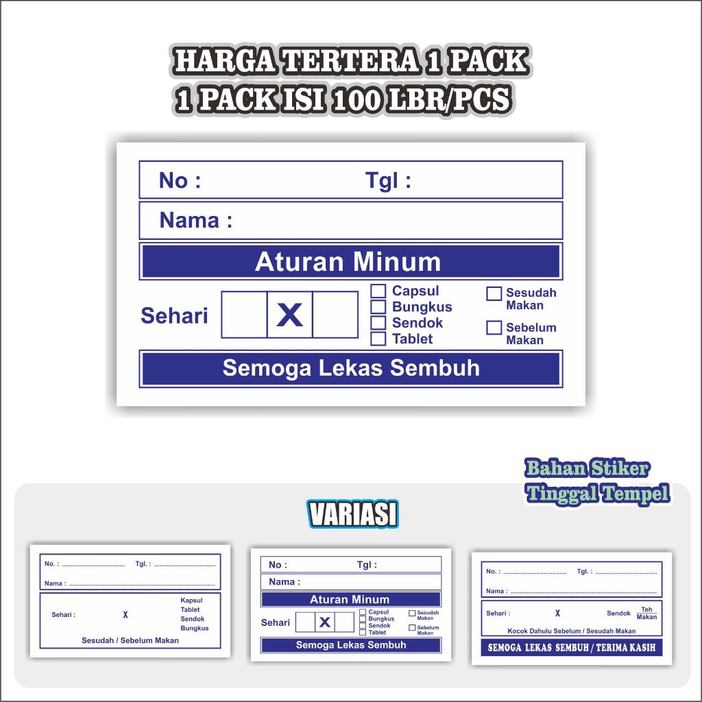 

etiket obat , stiker obat , lebel obat , stiker sirup , lebel sirup