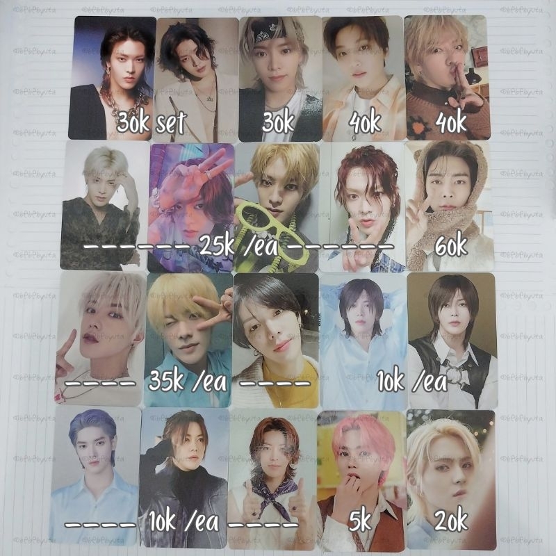 wts photocard pc aab yuta taeyong haechan hots sauce hendery nct nation neozone pola natrep yoshi tr