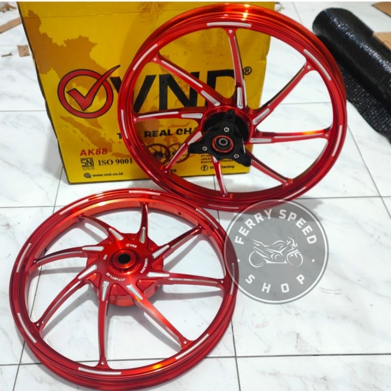 Velg Racing Vnd Ak88 Aerox new & Aerox old / Pelek Ak88 160-17 & 160-17 Aerox new Connected