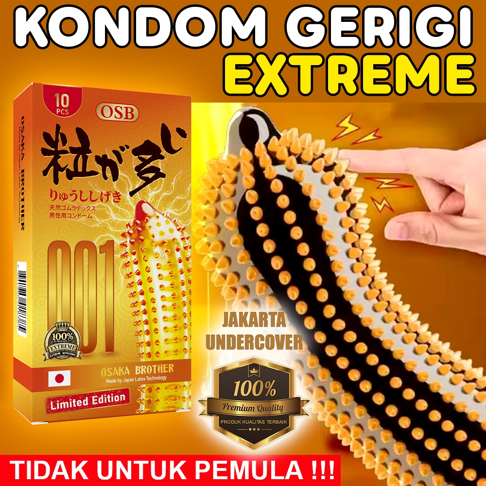 Kondom Premium 001 Gerigi Berduri Extreme - Condom Dottted Rubbed Ultrathin