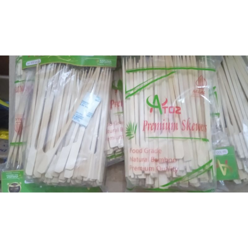 [100 Pcs] Tusuk Sate Yakitori / Tusuk Sate Jepang 15cm