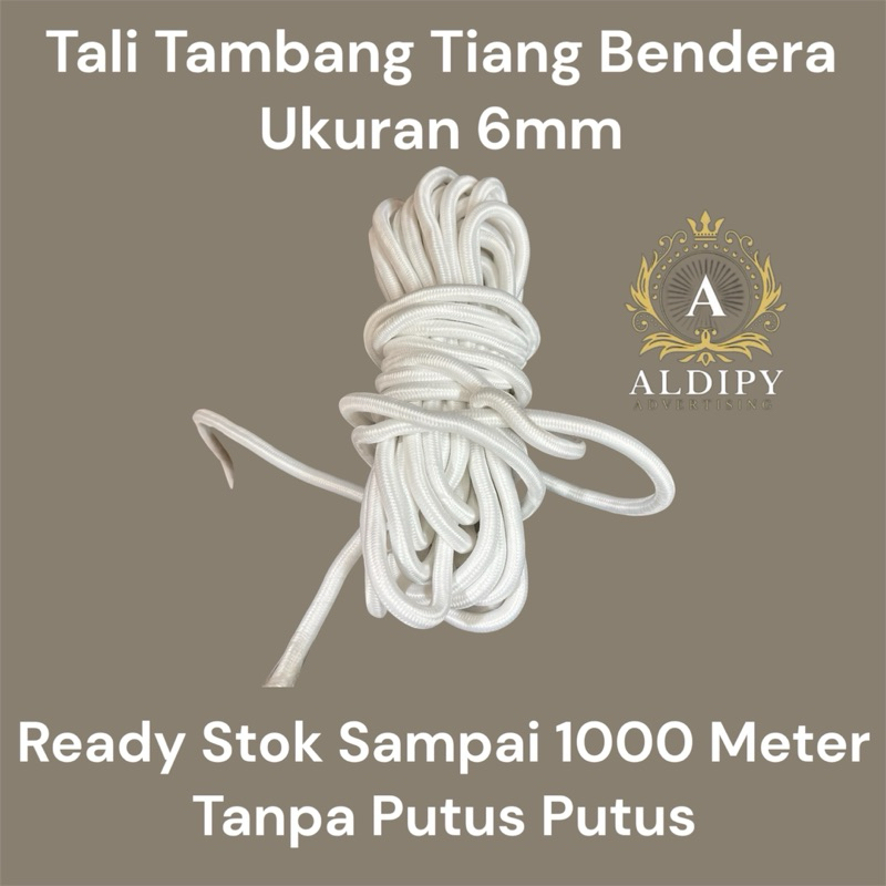 

Tali Tambang Tiang Bendera Upacara Tali Bendera Tiang Upacara Ukuran 6mm Ready Stok Berkualitas