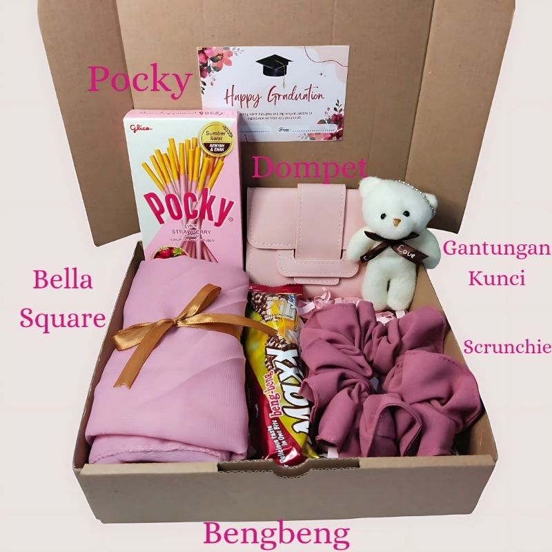 

GIFT BOX HIJAB | HAMPERS HIJAB | KADO ULANG TAHUN CEWEK | KADO WISUDA |