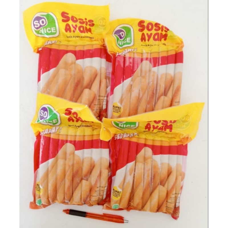 

Sosis Ayam So Nice 500 gr