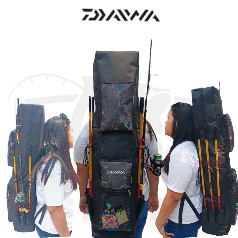 Muat 10 Set Joran Tas Pancing Ransel Kotak Jumbo Ukuran 100Cm