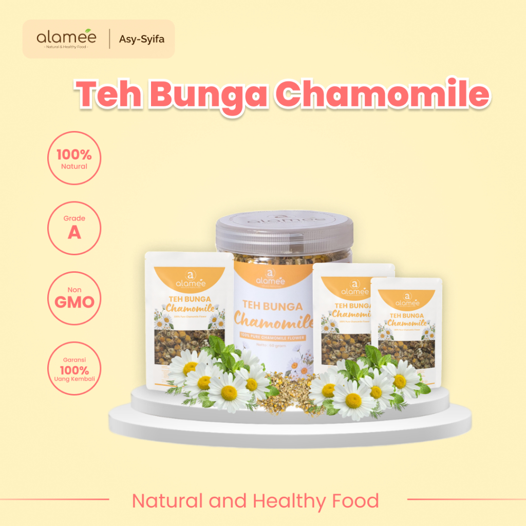 

Teh Chamomile Camomile Tea Flower Anti Insomnia Relaksasi Kamomile Anxiety Sleep Tidur Susah Alami