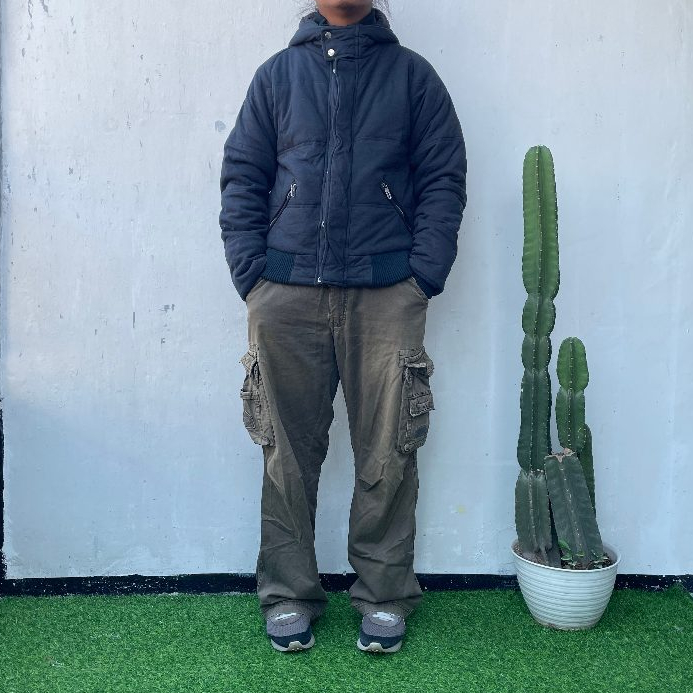 JACKET ZARA MAN GELEMBUNG