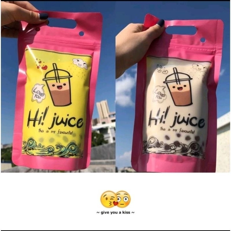 Standing pouch kemasan minuman kekinian