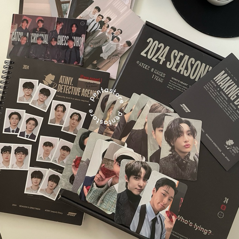 ATEEZ 2024 Season Greetings Hongjoong Seonghwa Yunho Yeosang San Mingi Wooyoung Jongho pc