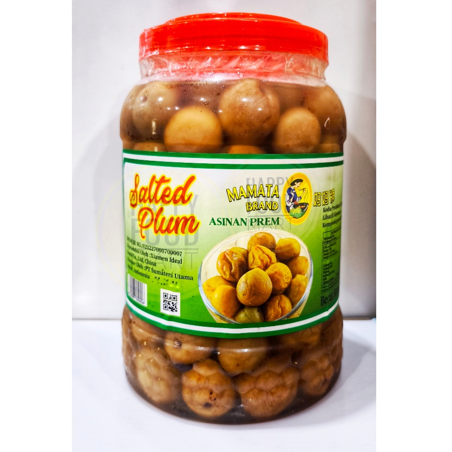 

[BPOM RI] MAMATA SALTED PLUM 2 KG/ASINAN PREM STIM IKAN TEOWCHEW/ASINAN BUAH PLUM/SEMBOI PLUM AIR/TIOCHIU STEAM FISH TIO CIU