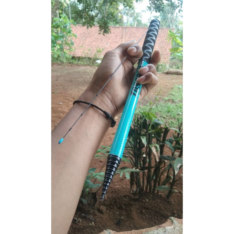 Joran tegek pancing custom. yehang, rawit, silincah uk 300 -360