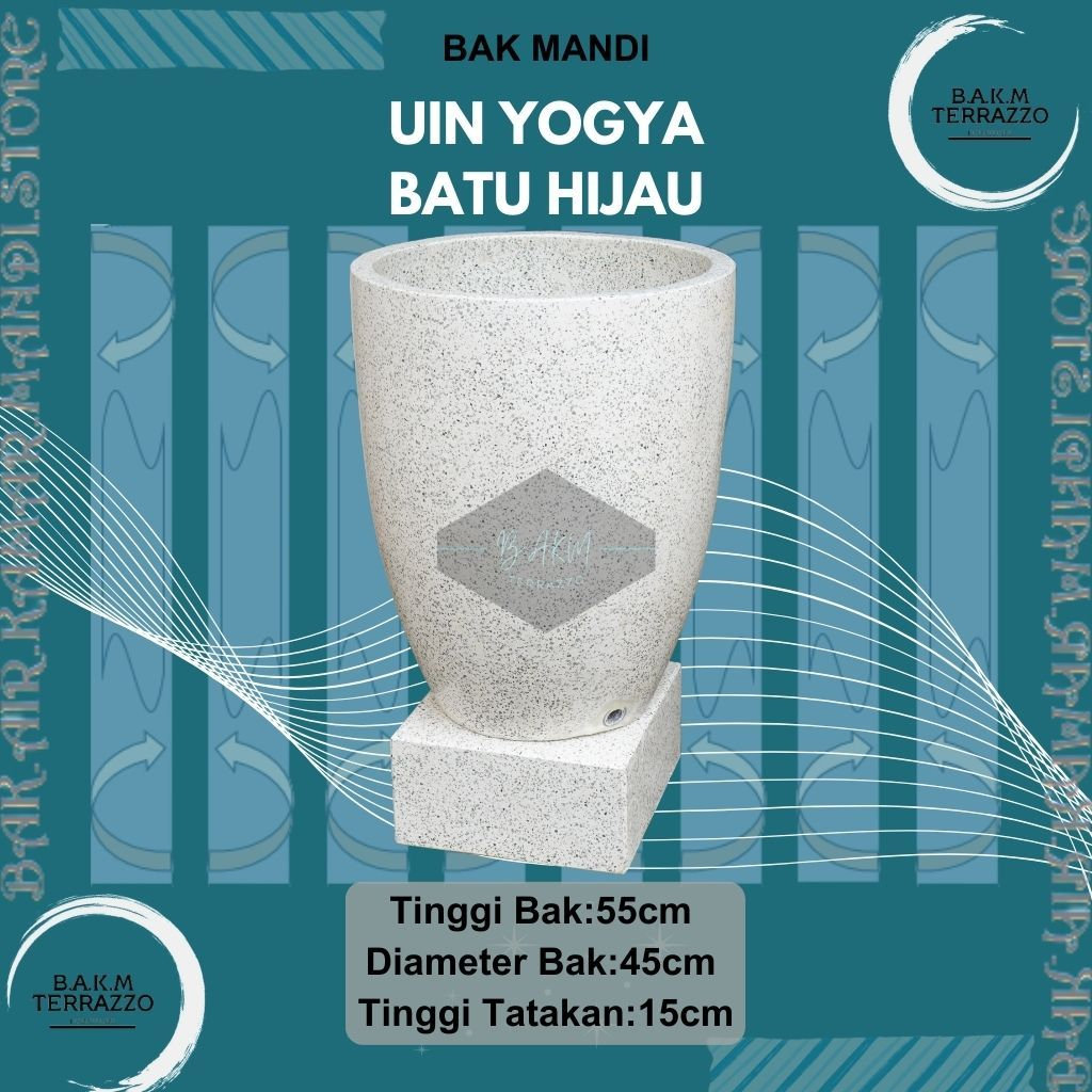 BAK ESTETIK KAMAR MANDI | BAK AIR MANDI SUDUT | TERASO | TIPE UIN JOGJA BATU HIJAU| BAKAIRKAMARMANDI