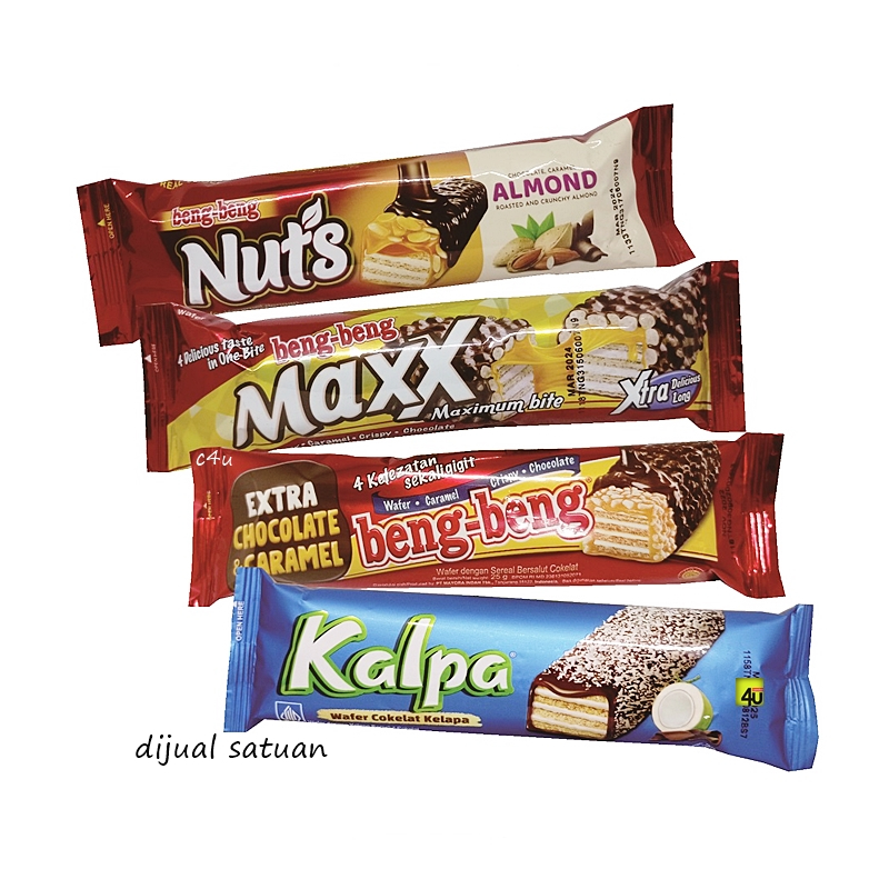 

Beng Beng dan Kalpa - Chocolate Caramel Wafer - SATUAN