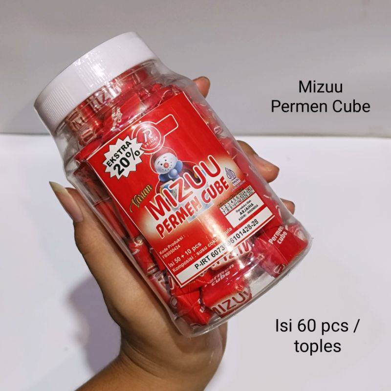 

PERMEN CANDY CUBE MIZZUU ISI 60 PCS