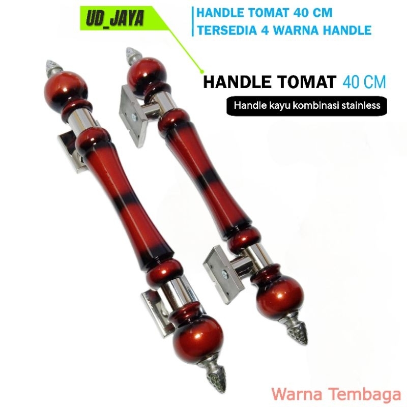 Tarikan pintu ukuran 40 cm/handle rumah minimalis/gagang pintu kombinasi kayu