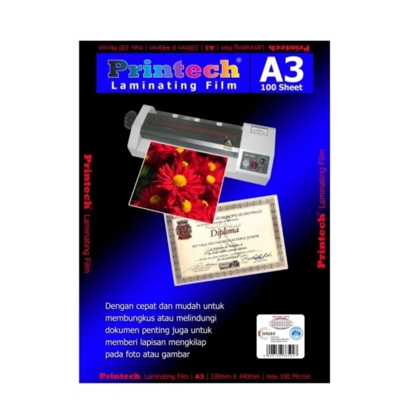 

Laminating Pouch Film A3 Printech