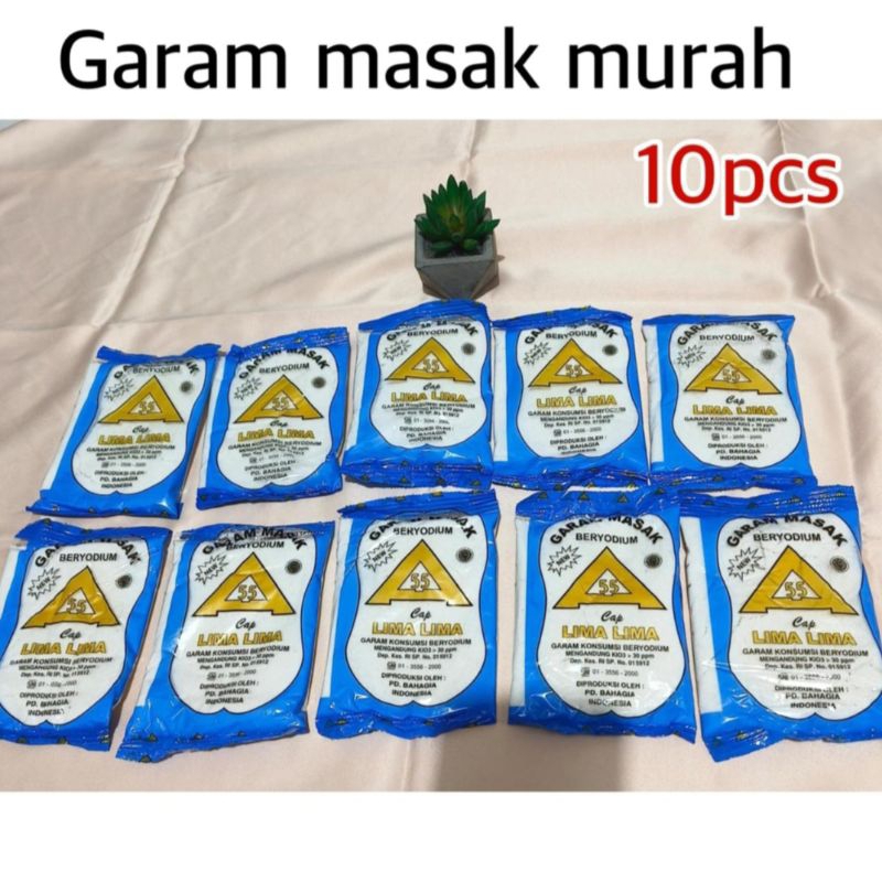 

10pcs garam masak beryodium