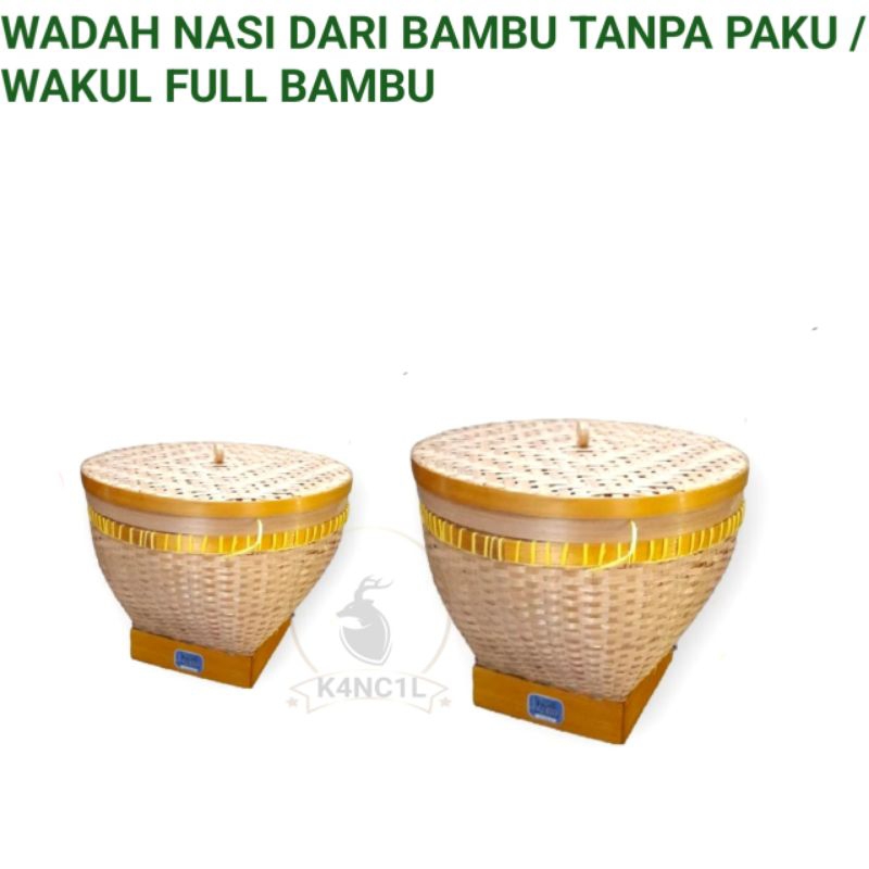 wakul bambu/wakul nasi full bambu/wadah nasi dari bambu/wakul nasi bambu