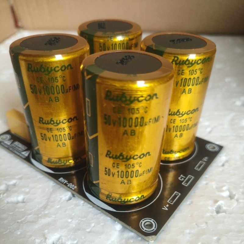 PSU 4 elco 10000uf 50vol Rubycon di lengkapi dioda 25a
