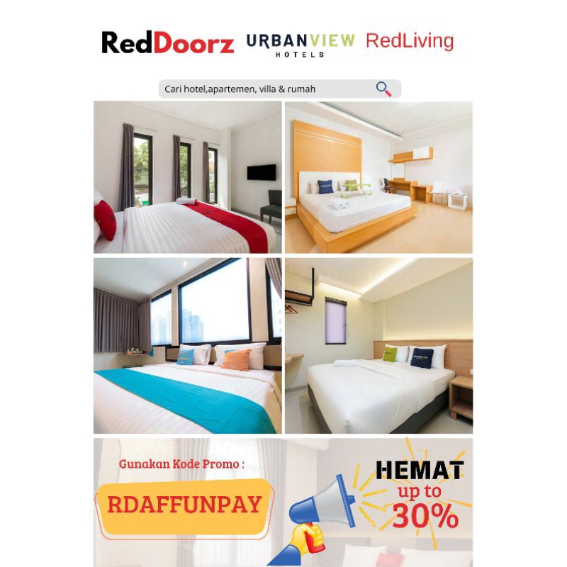 [GRATIS] Simpan Kode voucher / Promo Reddorz : RDAFFUNPAY