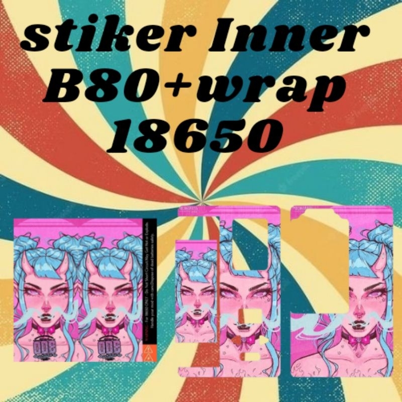 

JAKACUSTOM - Stiker Garskin Inner + Wrap c B8O Original Desain Full Motif Bisa Custom Anti Air Tahan Lama