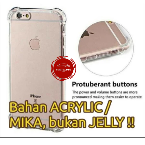 Casing Case BackCover Pelindung Pengaman Hp Iphone 6 Plus Xs Max 12 Mini Pro Max Karet Super Tebal