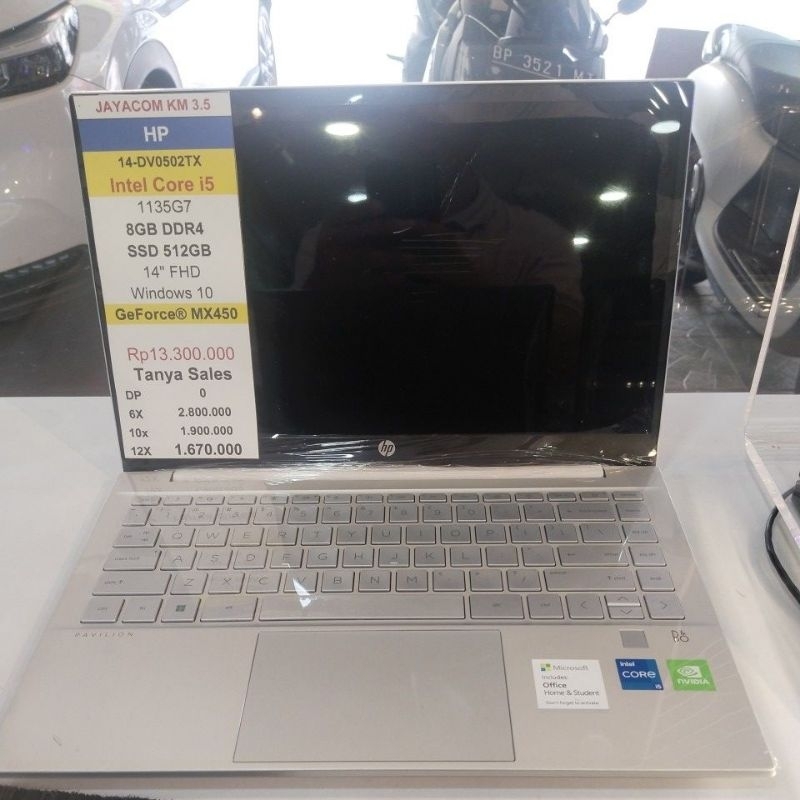 Laptop Hp Pavilion 14-DV0502TX Intel Core i5 Ram 8Gb/512Gb Gforce MX450