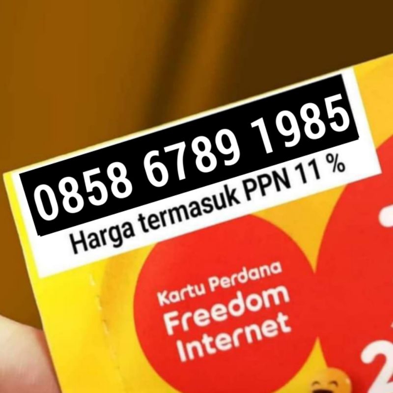 Nomor Cantik Indosat Tahun Lahir 0858 6789 1985