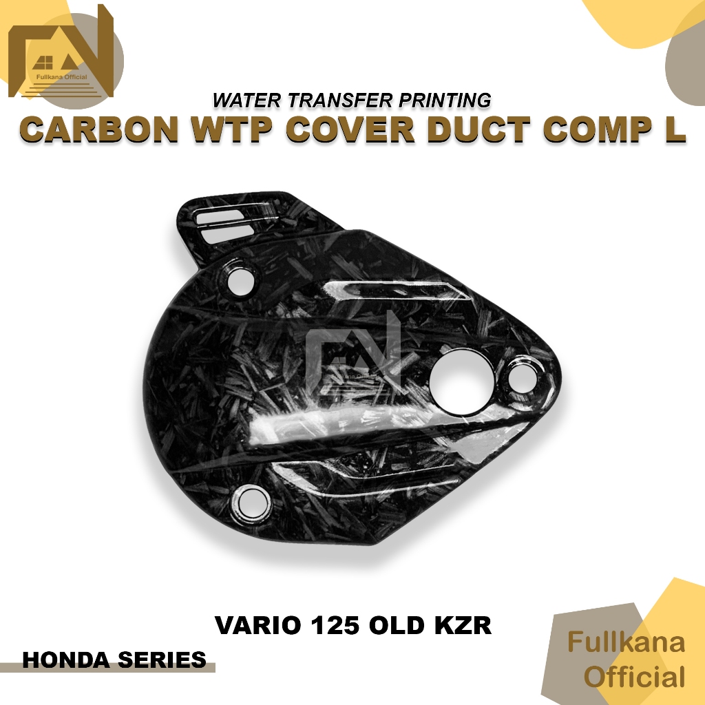 KEONGAN CVT VARIO 125 OLD CARBON FORGED KZR COVER L DUCT VARIO 125 OLD COVER CVT VARIO TECHNO 125 OL