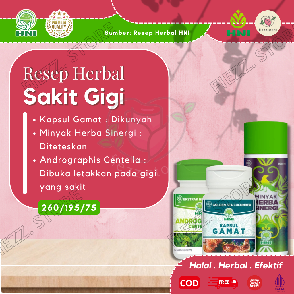 Resep Herbal HNI HPAI Sakit Gigi