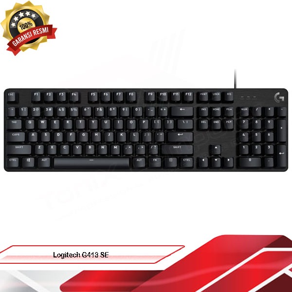 Logitech G413 SE Keyboard Mekanik Full Size Hitam