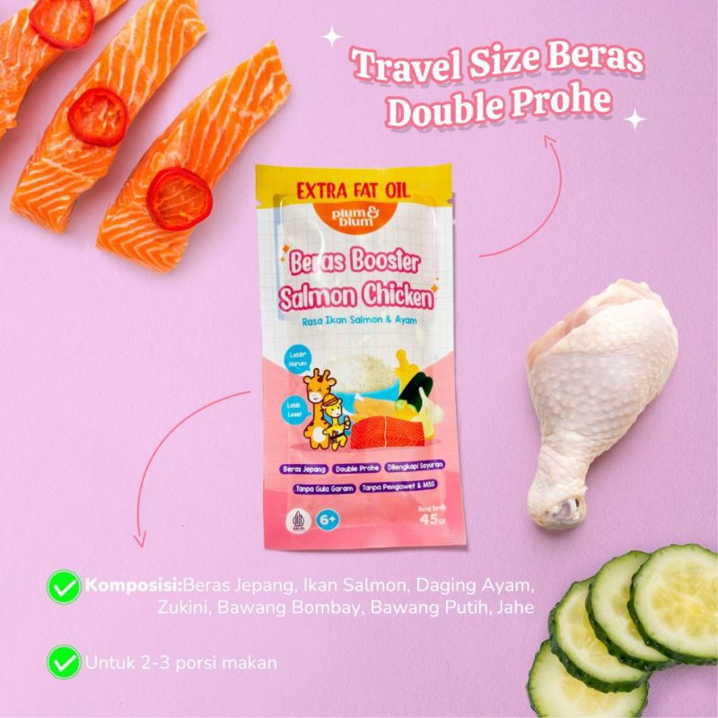 

Plum Blum Beras Booster Salmon Chicken