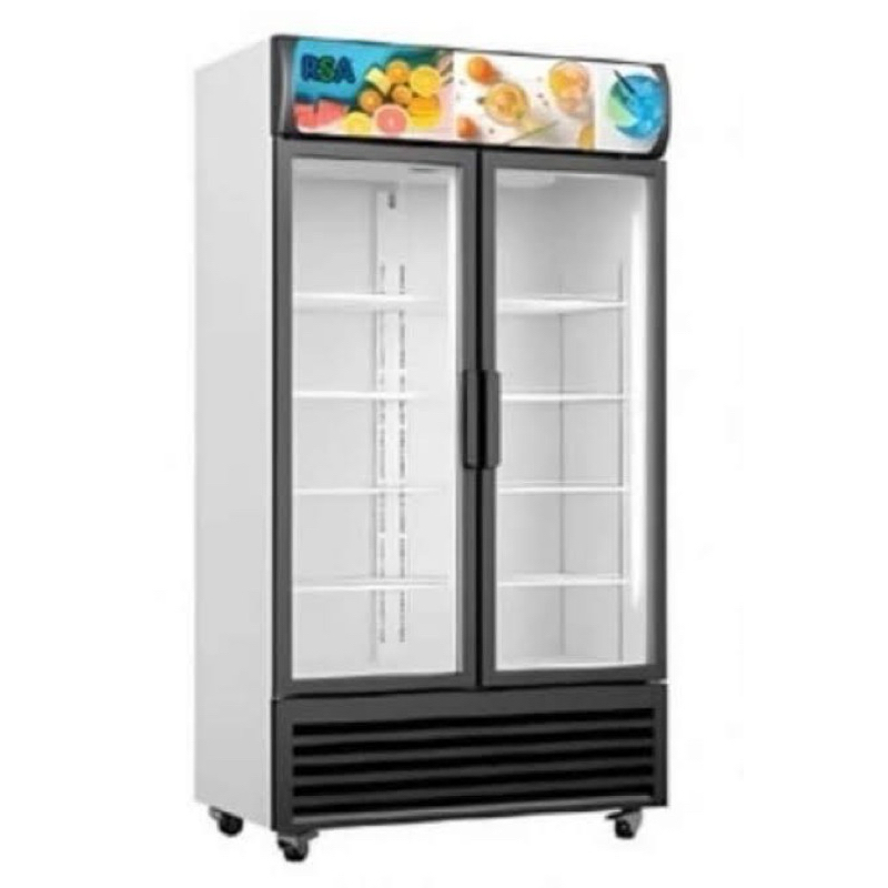 showcase 2 pintu jumbo AQUA Topaz 750