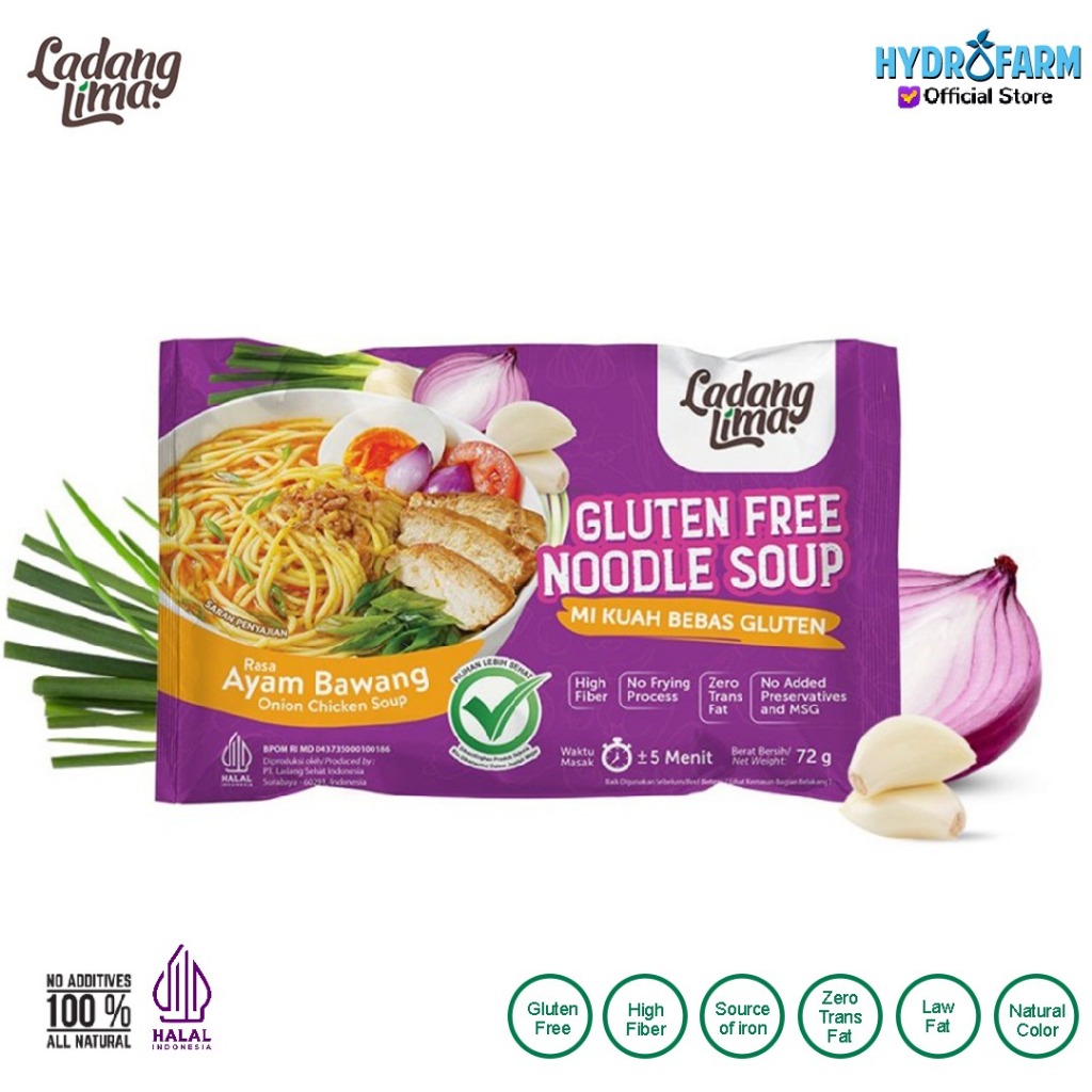 

Ladang Lima - Chicken Onion Noodle / Mie Ayam Bawang Gluten Free