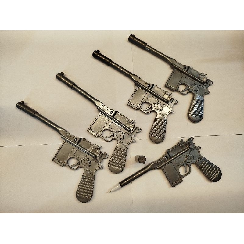 

Pulpen Bentuk Pistol 12pcs Pulpen Tinta Gel Pulpen Unik Pulpen Mainan Pistol CV4