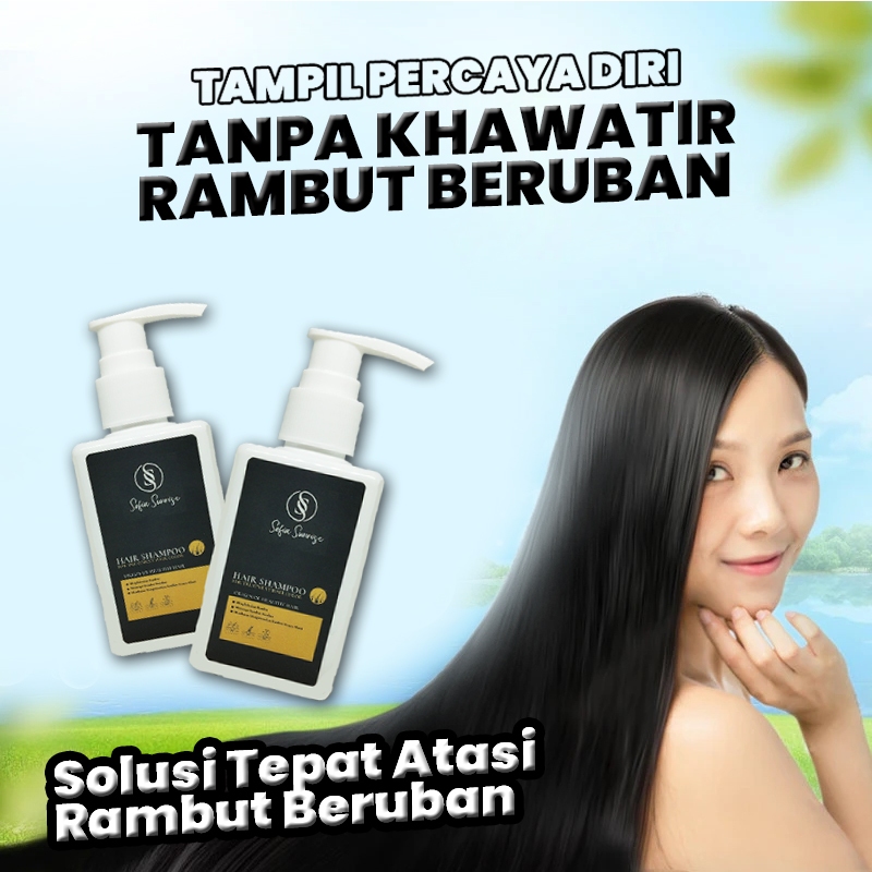 Sofia Sunrise Penghilang Uban Rambut Permanen Alami Hitam Halal Ampuh Selamanya Hair Color Shampoo