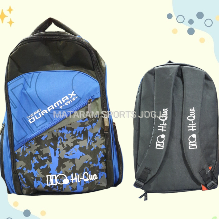 Tas Ransel Hi-Qua Tas Backpack Raket Badminton Hi-Qua Duramax